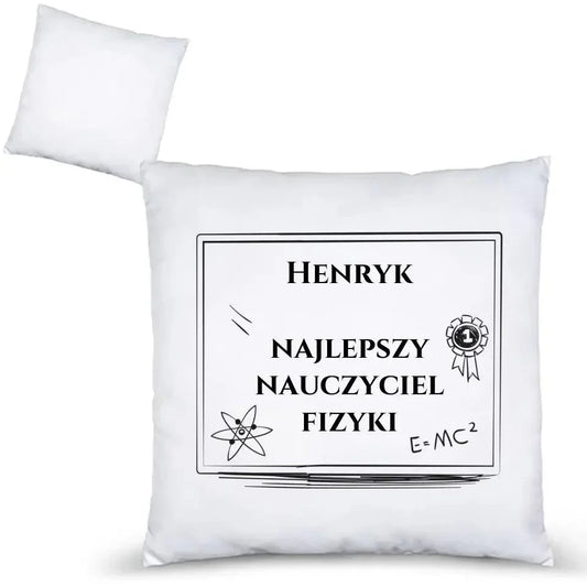 Poduszka na prezent dla nauczyciela FIZYKI N66 - StoryCups.pl