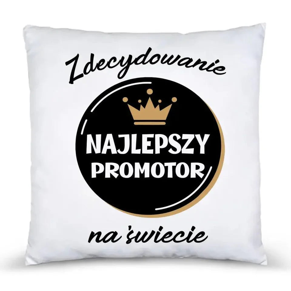 Poduszka na prezent dla PROMOTORA N67 - StoryCups.pl