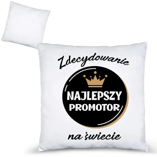 Poduszka na prezent dla PROMOTORA N67 - StoryCups.pl