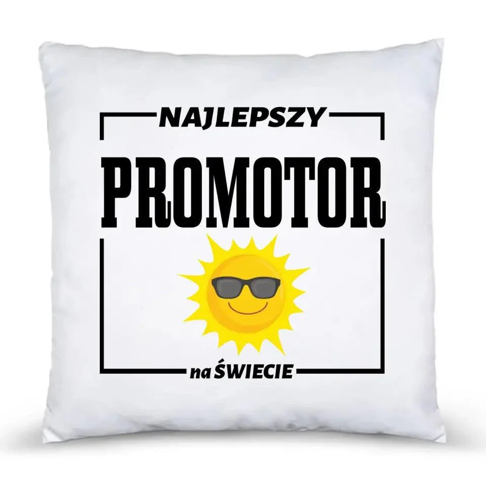 Poduszka na prezent NAJLEPSZY PROMOTOR N68 - StoryCups.pl