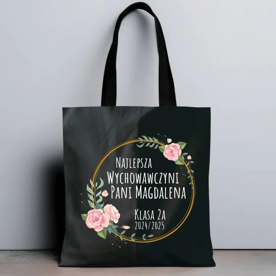 Najlepsza Wychowawczyni personalizacja | Torba dla nauczyciela N02 - StoryCups.pl