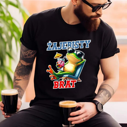 Żajebisty brat | Koszulka męska na prezent dla brata DB01 - StoryCups.pl