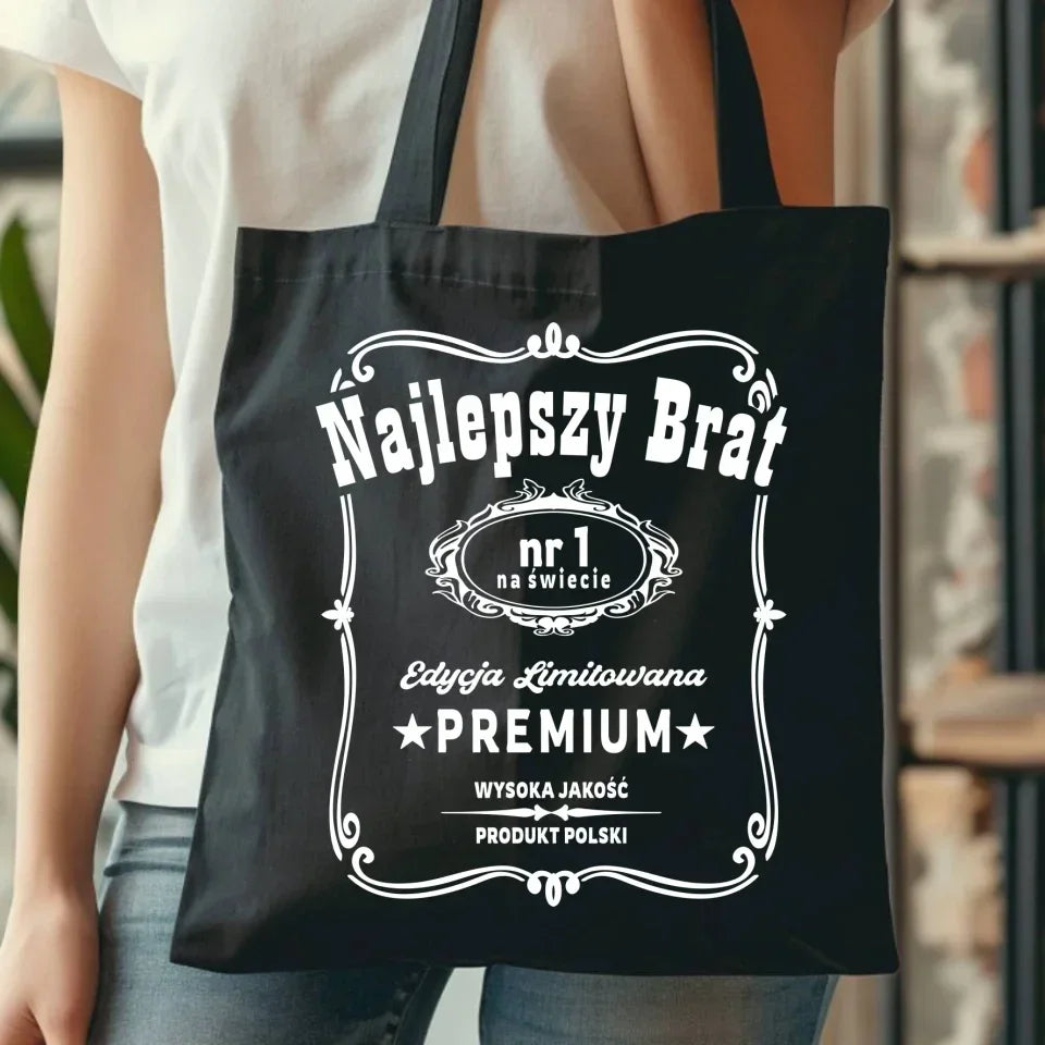 Najlepszy brat | Torba na prezent dla brata DB02 - StoryCups.pl