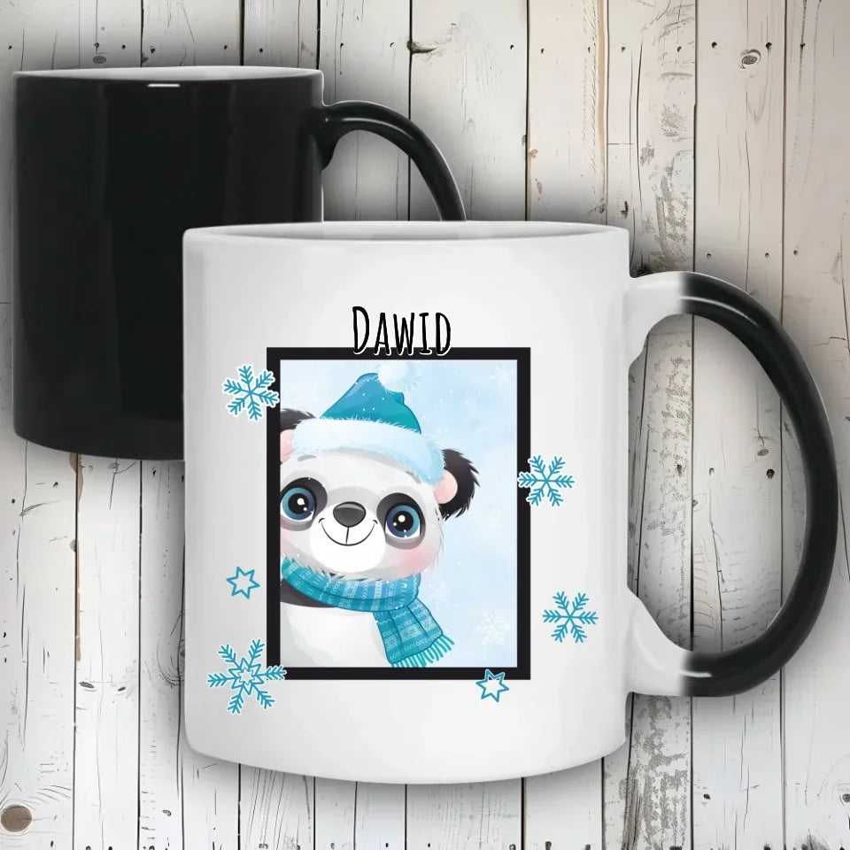 Zimowy Miś | Świąteczny kubek z imieniem BN16 - StoryCups.pl