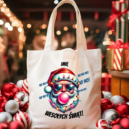 Mikołaj | Świąteczna torba z imieniem na Mikołajki BN17 - StoryCups.pl