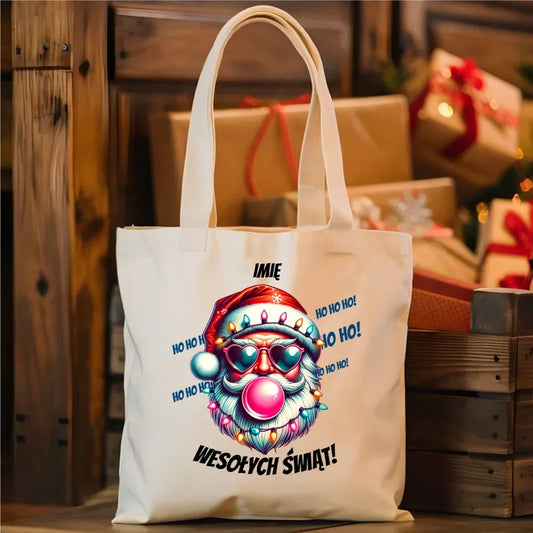Mikołaj | Świąteczna torba z imieniem na Mikołajki BN17 - StoryCups.pl