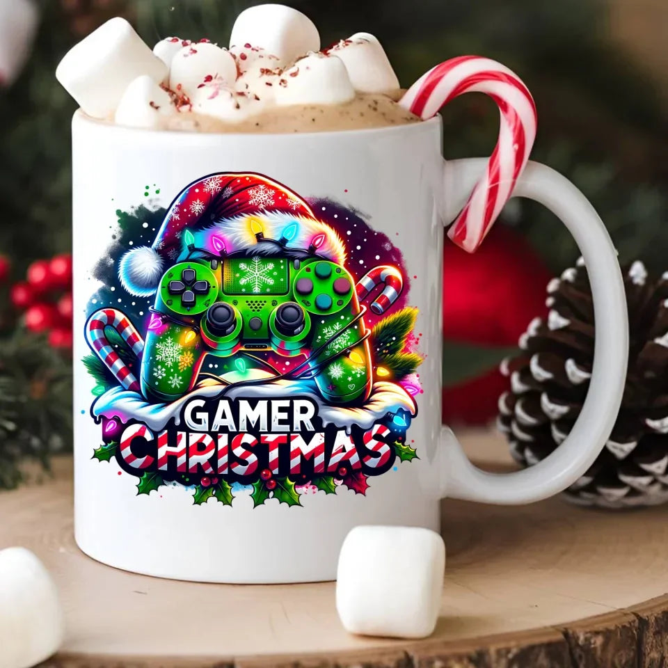 Świąteczny gracz | Kubek świąteczny dla gracza BN22 - StoryCups.pl