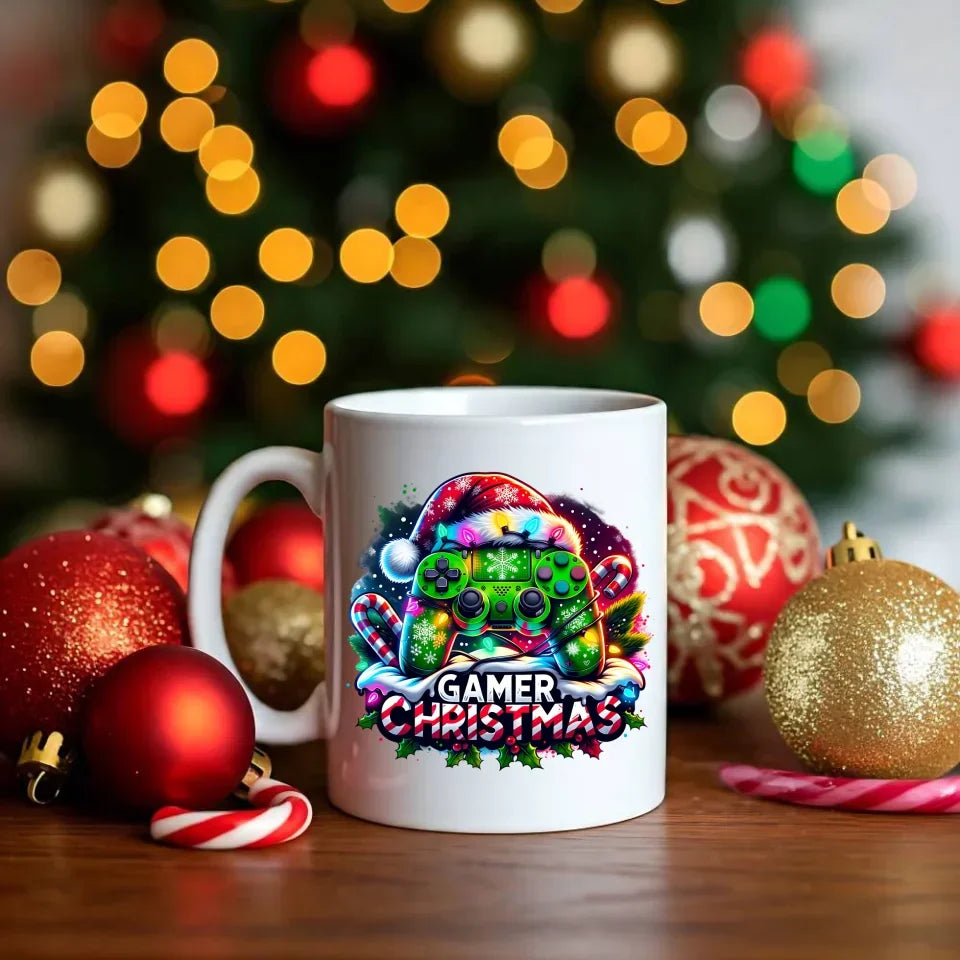 Świąteczny gracz | Kubek świąteczny dla gracza BN22 - StoryCups.pl