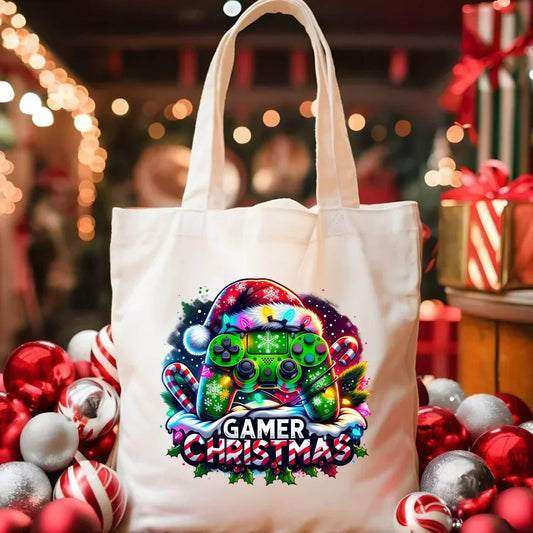 Świąteczny gracz | Eco torba na święta dla gracza BN22 - StoryCups.pl