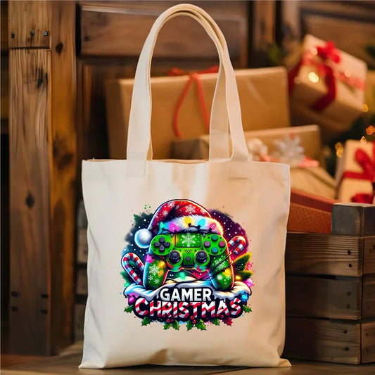 Świąteczny gracz | Eco torba na święta dla gracza BN22 - StoryCups.pl