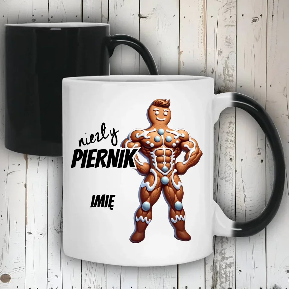 Niezły piernik | Świąteczny kubek z imieniem BN24 - StoryCups.pl