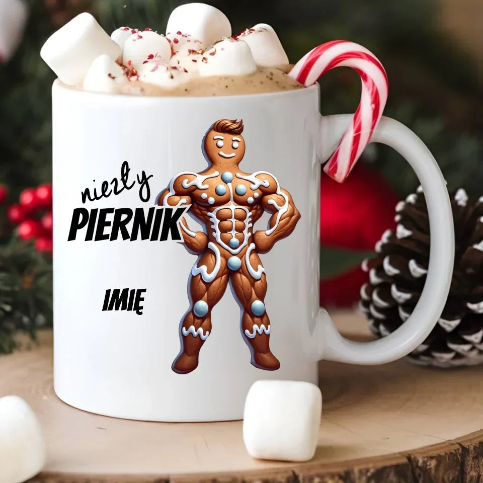 Niezły piernik | Świąteczny kubek z imieniem BN24 - StoryCups.pl
