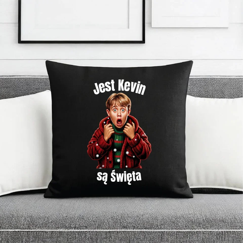 Jest Kevin, są święta | Świąteczna poduszka dekoracyjna BN27 - StoryCups.pl