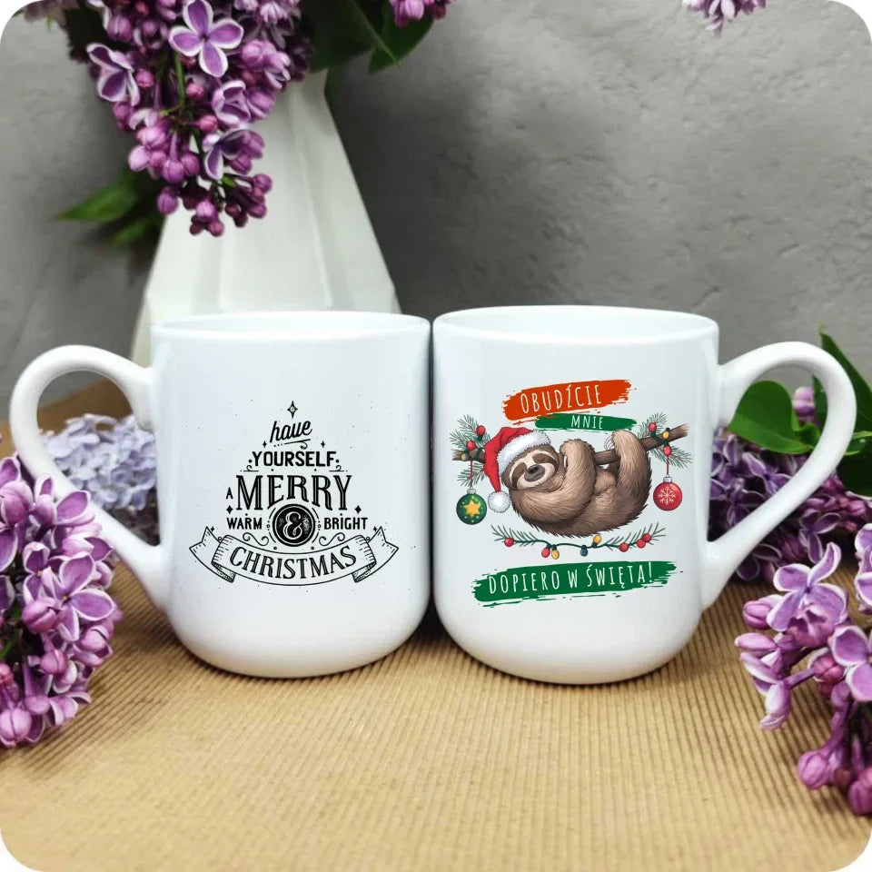 Obudźcie mnie dopiero w święta | Świąteczny kubek BN02 - StoryCups.pl