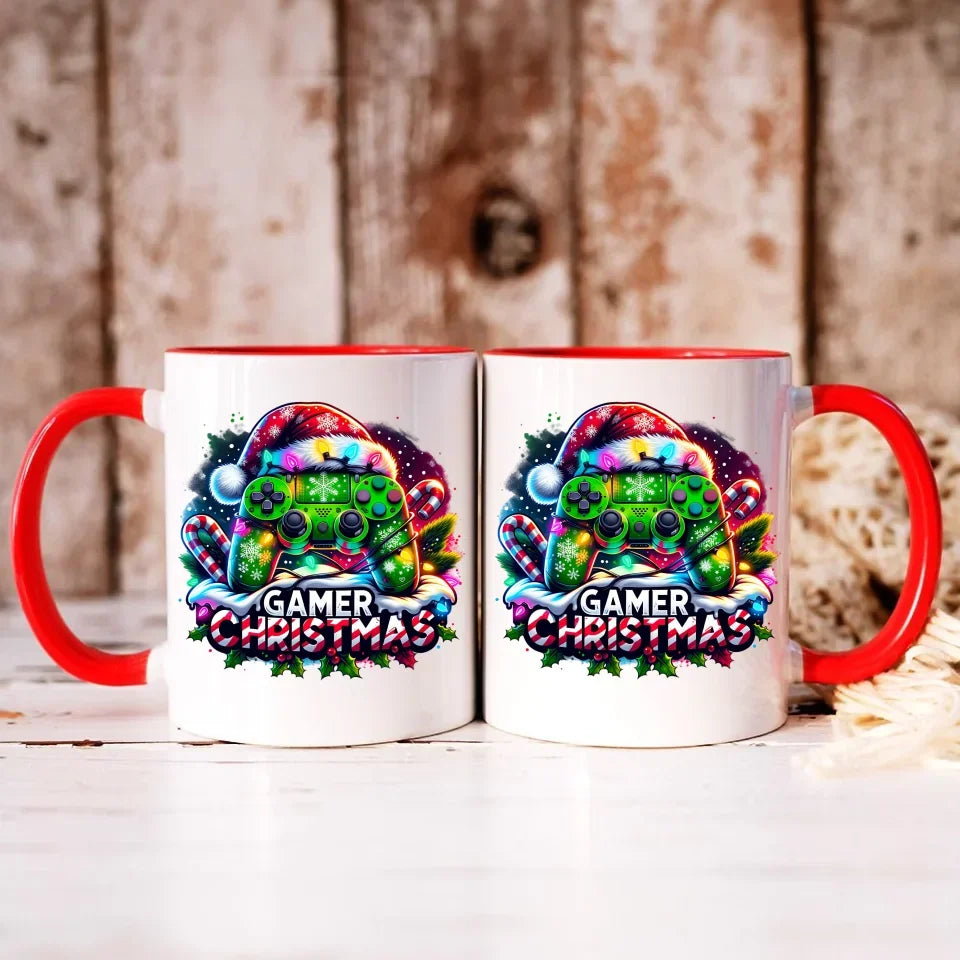 Świąteczny gracz | Kubek świąteczny dla gracza BN22 - StoryCups.pl