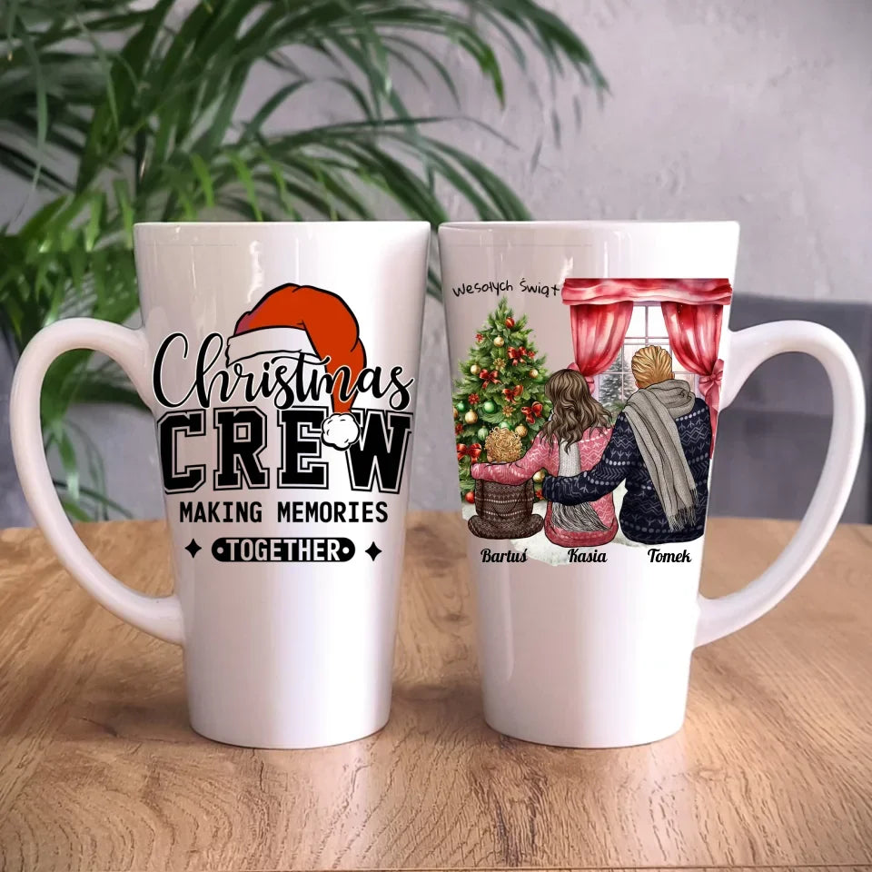 Świąteczna rodzina | Personalizowany kubek świąteczny z rodziną R01 - StoryCups.pl