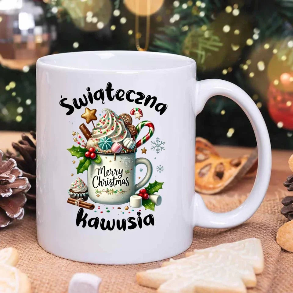 Świąteczna kawusia | Kubek świąteczny BN29 - StoryCups.pl