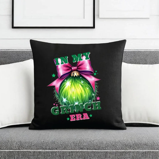 In my Grinch era | Poduszka dekoracyjna świąteczna BN26 - StoryCups.pl