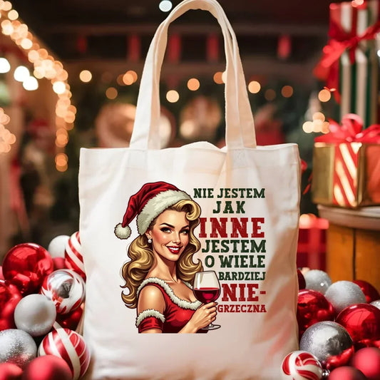 Nie jestem jak inne | Świąteczna eco torba BN03 - StoryCups.pl