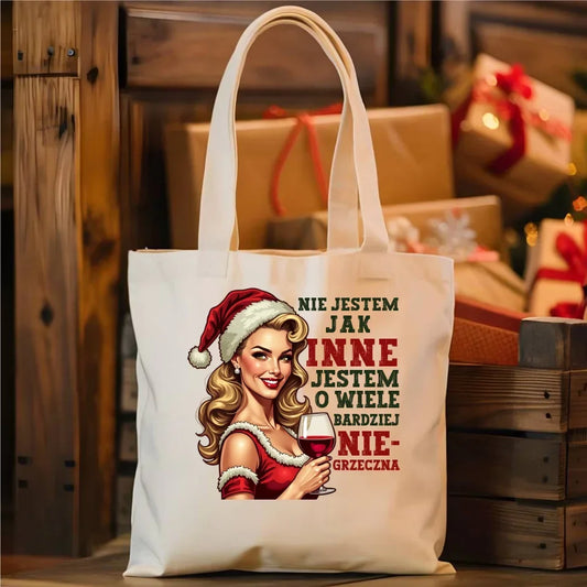 Nie jestem jak inne | Świąteczna eco torba BN03 - StoryCups.pl