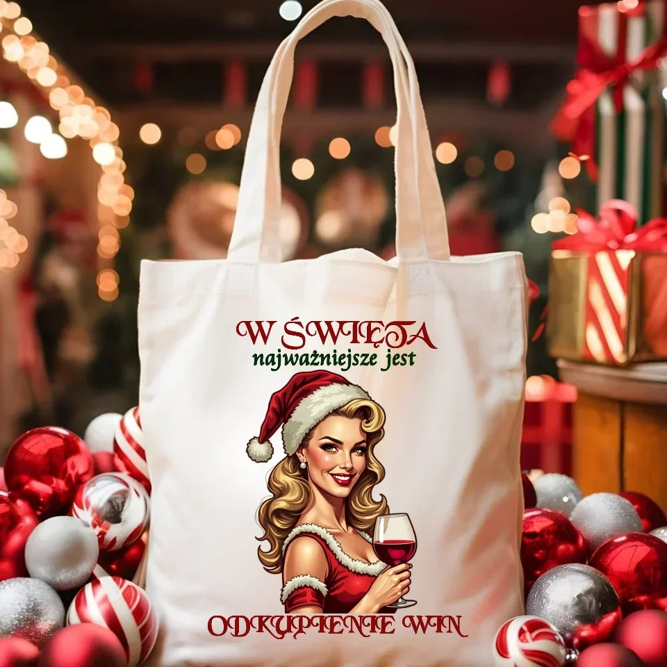 Odkupienie win | Świąteczna eco torba BN04 - StoryCups.pl