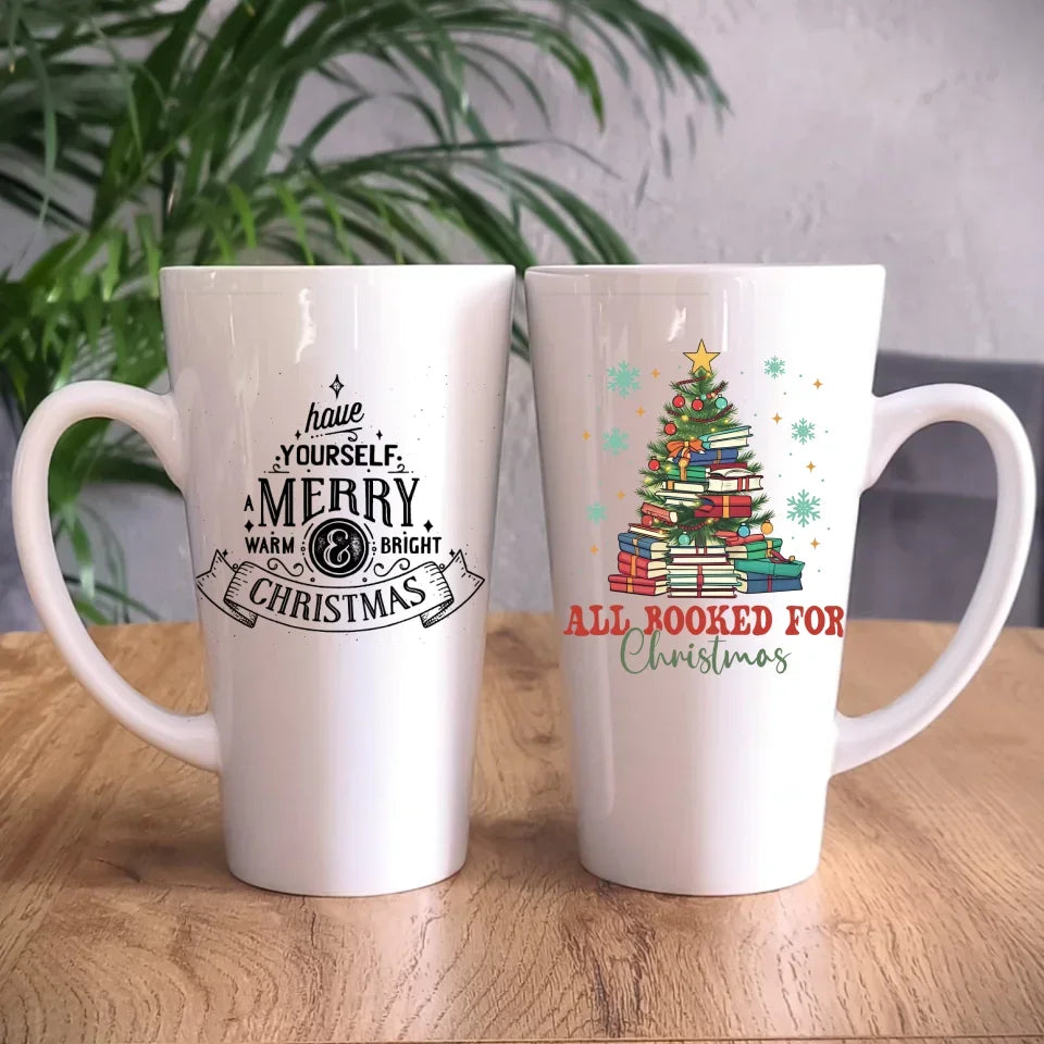 All booked for Christmas | Kubek świąteczny BN05 - StoryCups.pl