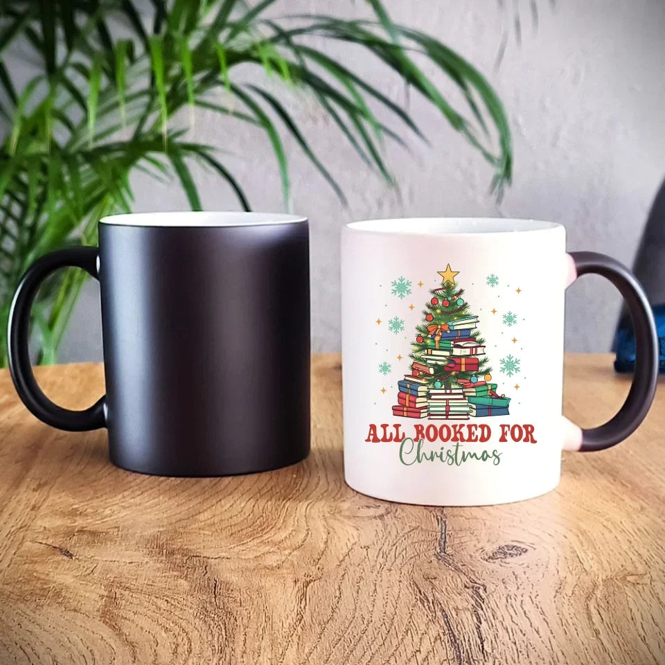 All booked for Christmas | Kubek świąteczny BN05 - StoryCups.pl