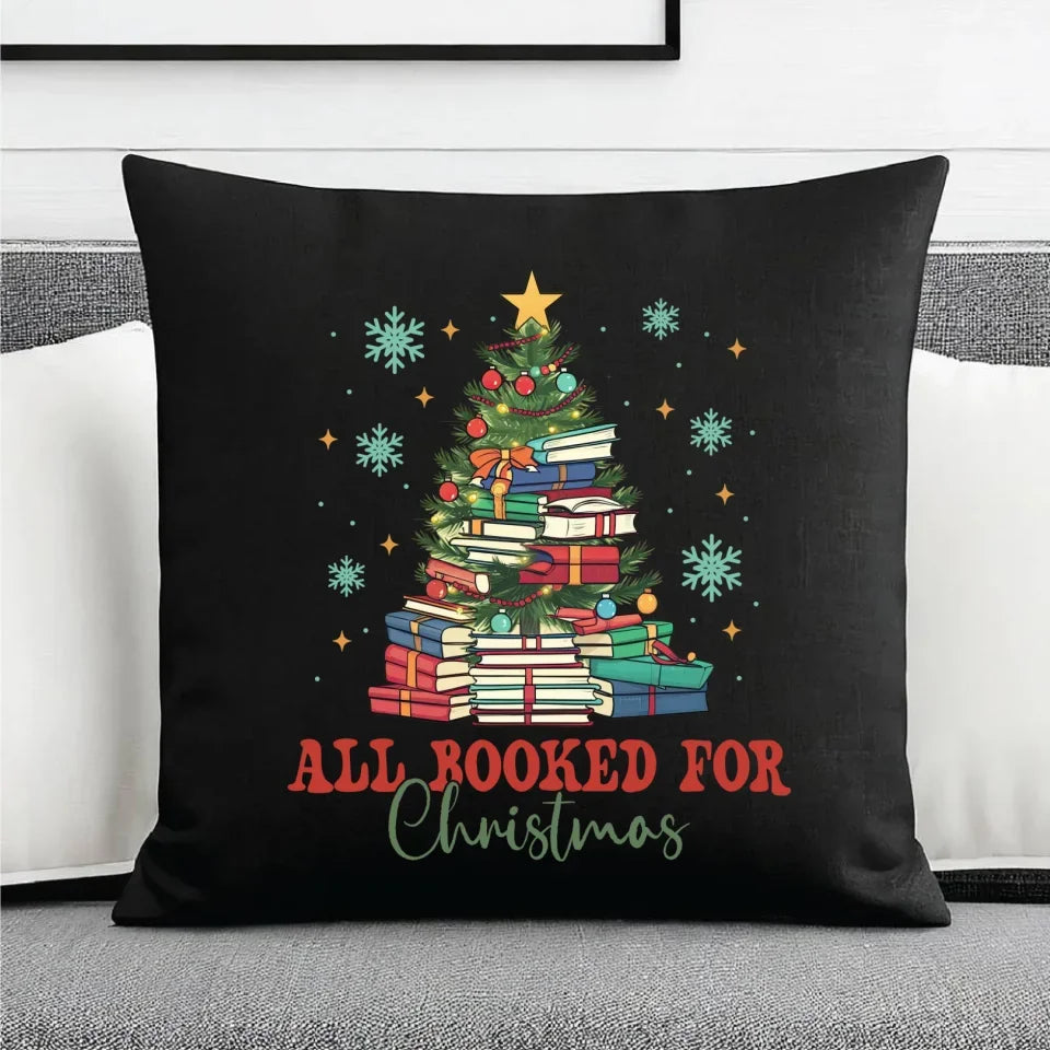 All booked for Christmas | Poduszka dekoracyjna świąteczna BN05 - StoryCups.pl
