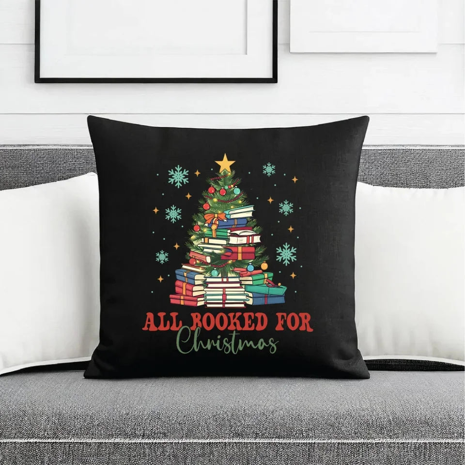 All booked for Christmas | Poduszka dekoracyjna świąteczna BN05 - StoryCups.pl