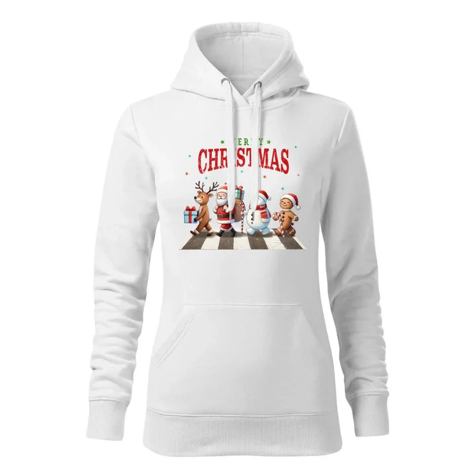 Merry Christmas | Świąteczna bluza damska z kapturem BN06 - StoryCups.pl