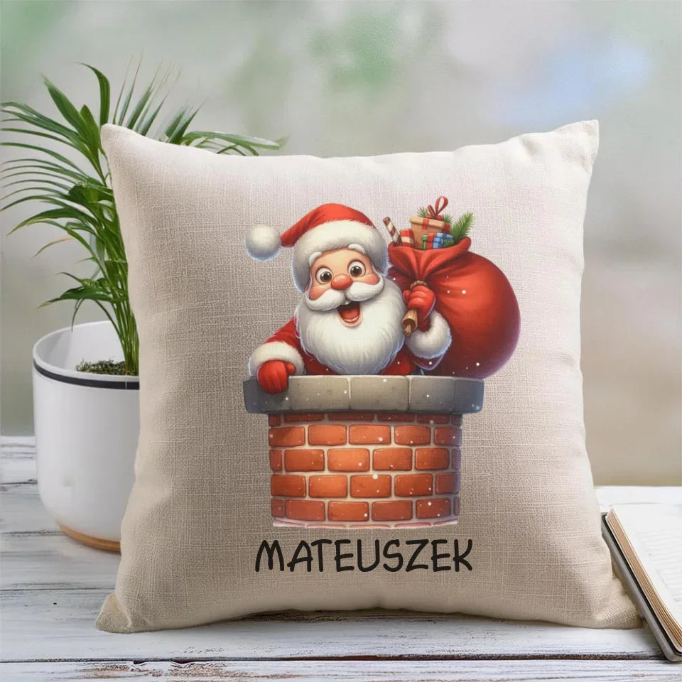 Mikołaj | Spersonalizowana poduszka świąteczna BN07 - StoryCups.pl