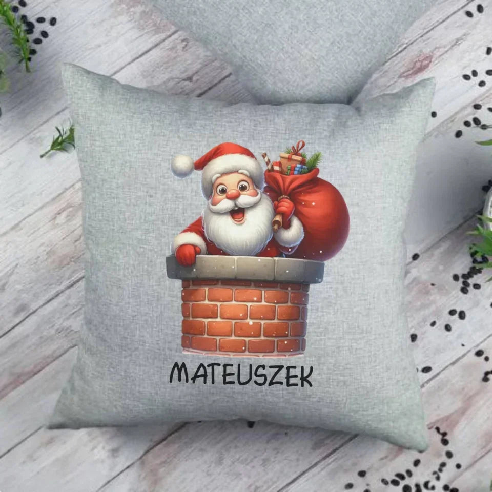 Mikołaj | Spersonalizowana poduszka świąteczna BN07 - StoryCups.pl