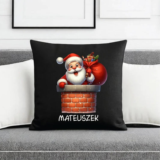 Mikołaj | Spersonalizowana poduszka dekoracyjna świąteczna BN07 - StoryCups.pl