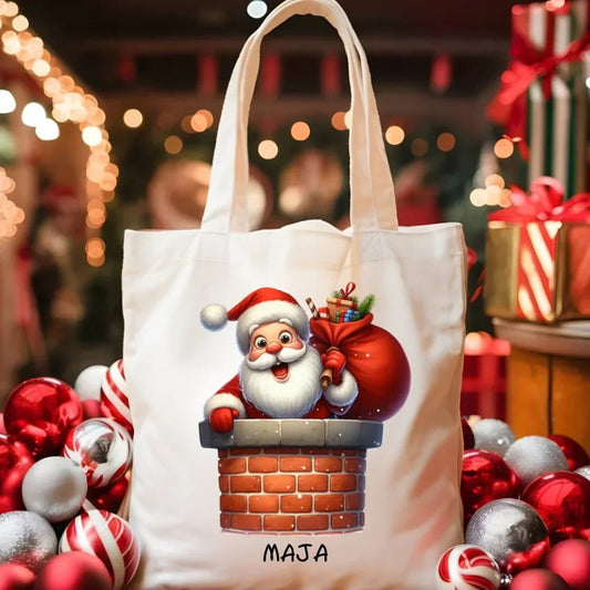 Mikołaj | Spersonalizowana eco torba świąteczna BN07 - StoryCups.pl