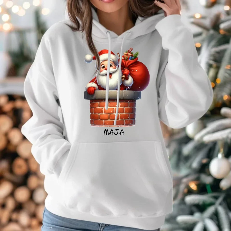 Mikołaj | Spersonalizowana bluza damska z kapturem świąteczna BN07 - StoryCups.pl