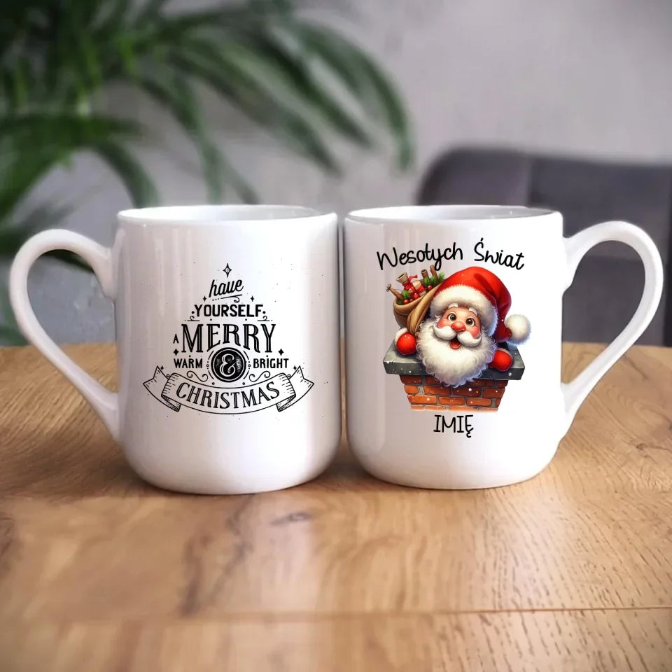 Mikołaj | Świąteczny kubek z imieniem BN08 - StoryCups.pl