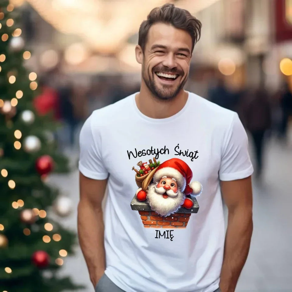 Mikołaj | Świąteczna koszulka męska BN08 - StoryCups.pl