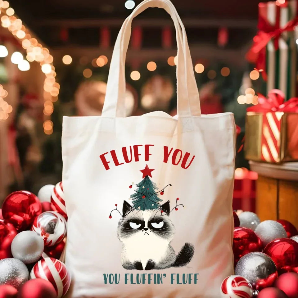 Fluff You | Świąteczna eco torba BN10 - StoryCups.pl