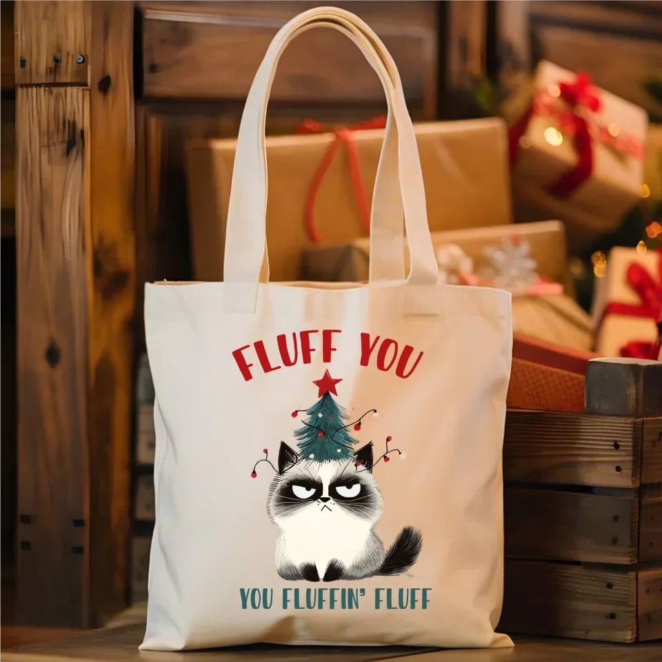 Fluff You | Świąteczna eco torba BN10 - StoryCups.pl