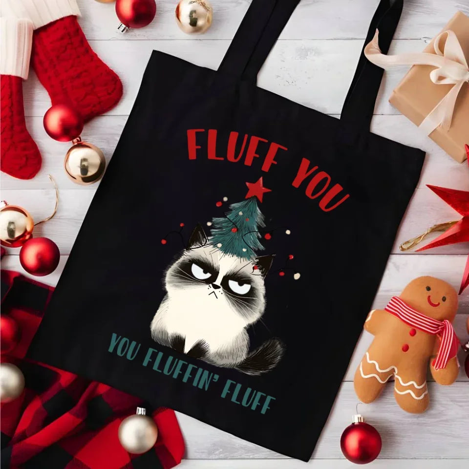 Fluff You | Świąteczna eco torba BN10 - StoryCups.pl