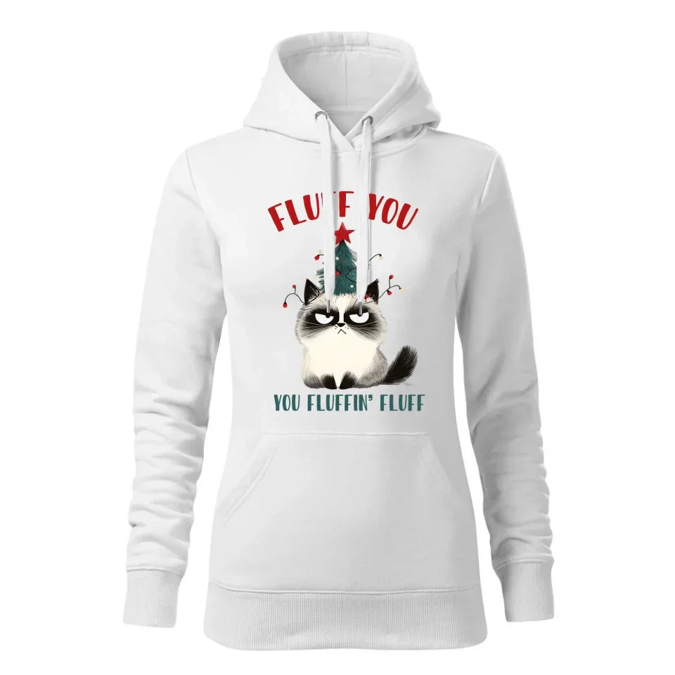Fluff You | Świąteczna bluza damska z kapturem BN10 - StoryCups.pl