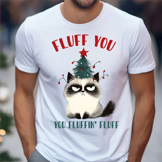 Fluff You | Świąteczna koszulka męska BN10 - StoryCups.pl