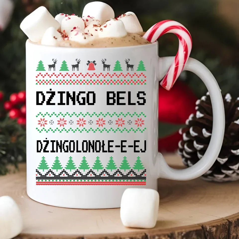 Dżingo bels | Świąteczny kubek BN11 - StoryCups.pl