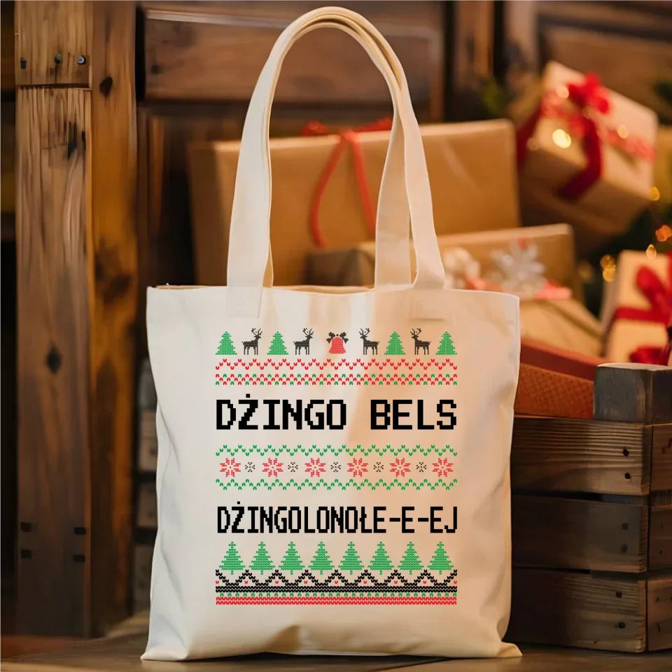 Dżingo bels | Świąteczna eco torba BN11 - StoryCups.pl
