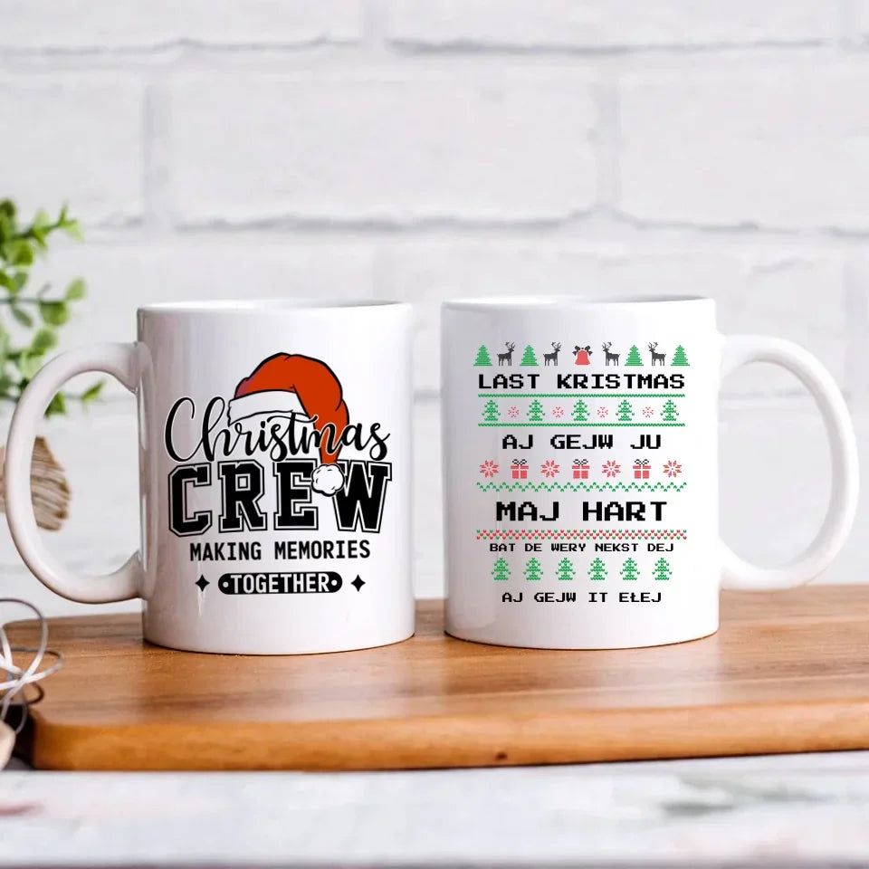 Last kristmas aj gejw ju maj hart | Świąteczny kubek BN13 - StoryCups.pl