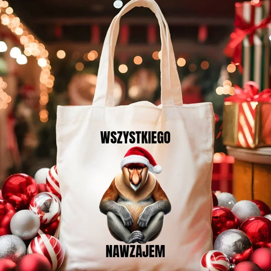 Wszystkiego nawzajem | Świąteczna eco torba BN110 - StoryCups.pl
