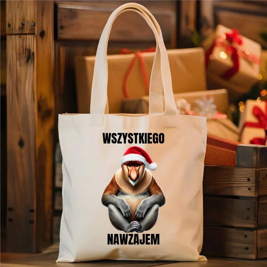 Wszystkiego nawzajem | Świąteczna eco torba BN110 - StoryCups.pl
