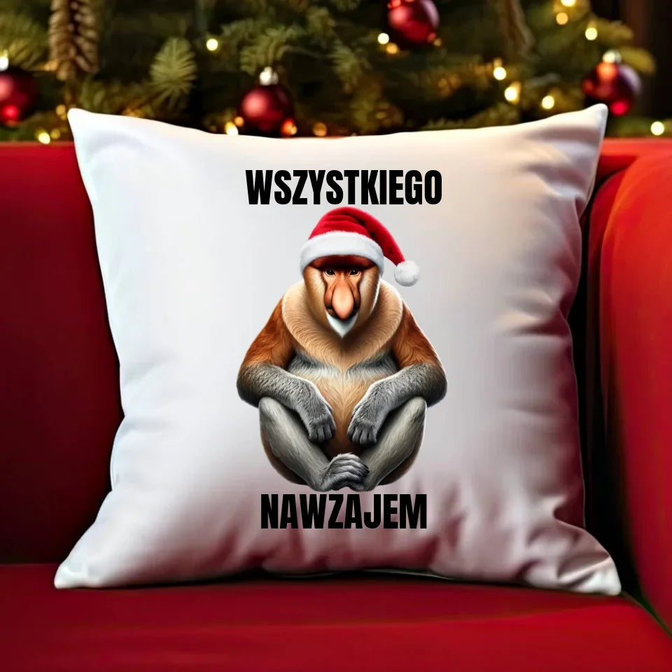 Wszystkiego nawzajem | Świąteczna poduszka BN110 - StoryCups.pl