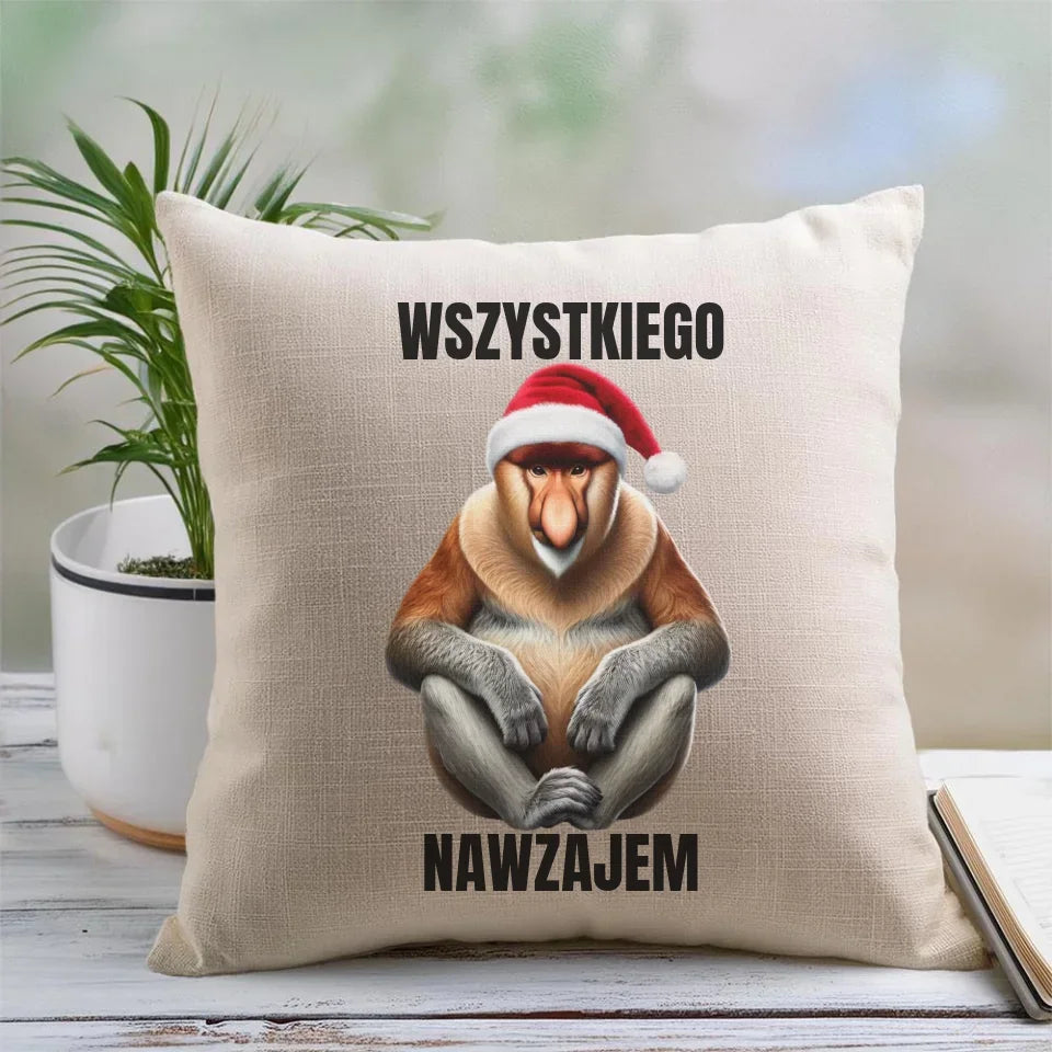 Wszystkiego nawzajem | Świąteczna poduszka BN110 - StoryCups.pl
