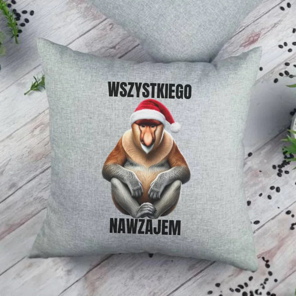 Wszystkiego nawzajem | Świąteczna poduszka BN110 - StoryCups.pl